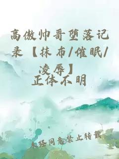 高傲帅哥堕落记录【抹布/催眠/凌辱】